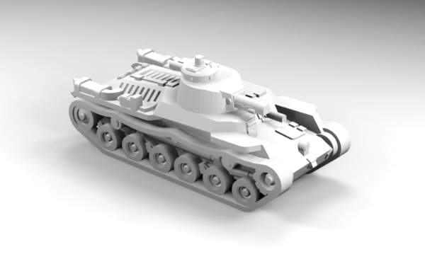 Picture of 1:200 Scale - Chi-Ha - With No Aerial Turret