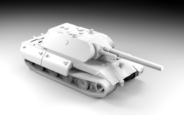 Picture of 1:144 Scale - E-100 - Part Skirt - With Maus 128 Turret