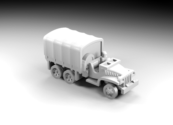 Picture of 1:160 Scale - GMC - CCKW252 - Open - Closed