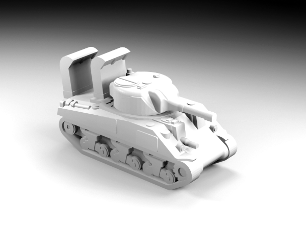 Picture of 1:144 Scale - M4 Sherman 1p Wading Trunks