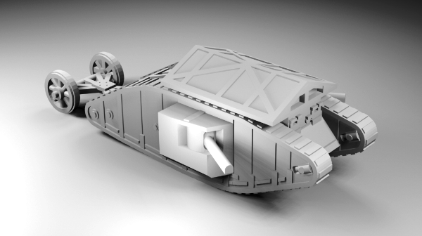 Picture of 1:100 Scale - Mark I Male - With Solid Grenade Frame