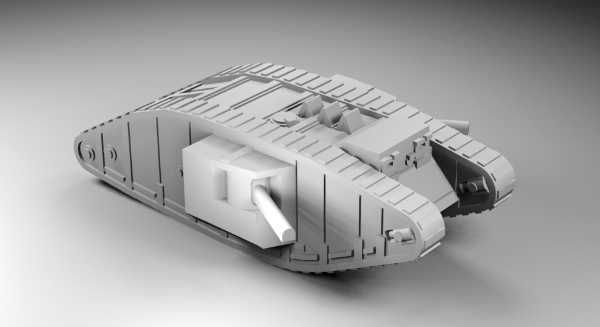 Picture of 1:72 Scale - Mark I Male - Late