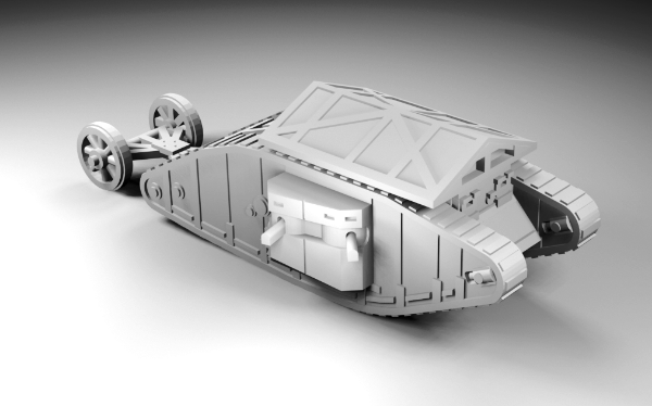 Picture of 1:72 Scale - Mark I Female - With Solid Grenade Frame