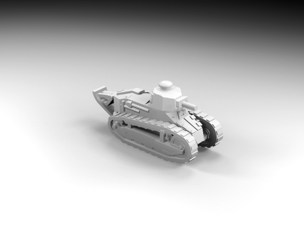 Picture of 1:100 Scale - M1917 - 6T - MG Turret