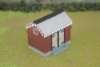 Picture of 1:56 Scale - Storage Shed - Brick - Plain Base