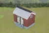Picture of 1:56 Scale - Storage Shed - Brick - Plain Base