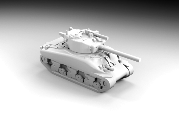 Picture of 1:144 Scale - Sherman M4A1-76W - 76 Turret With MG