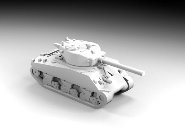 Picture of 1:160 Scale - Sherman M4A3 - Late