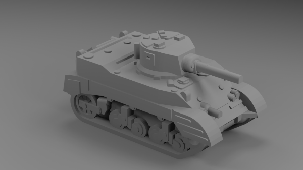 Picture of 1:160 Scale - Stuart M5 - Full Guard