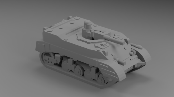 Picture of 1:200 Scale - Stuart M5 Recce - Full Guard