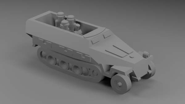 Picture of 1:200 Scale - SDKFZ 251 - D2