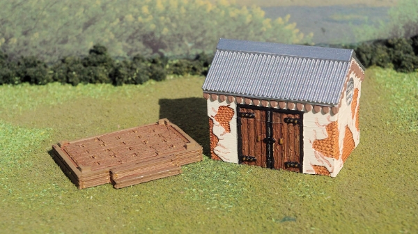 Picture of 1/87 Scale - Dilapidated Storage Shed - Wood Base