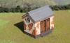Picture of 1/87 Scale - Dilapidated Storage Shed - Stone Base