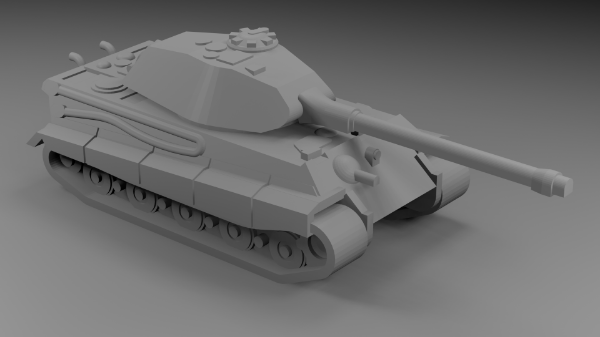 Picture of 1:200 Scale - Tiger II - Part Guards - Porsche Turret