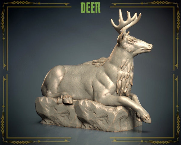 Picture of Animals Set 3 - 1/87 Scale - Deer (5 Pack)