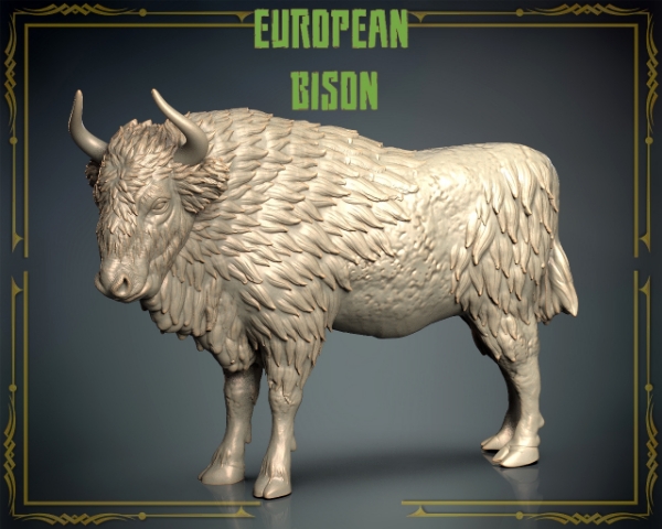 Picture of Animals Set 3 - 1/87 Scale - European Bison (2 Pack)