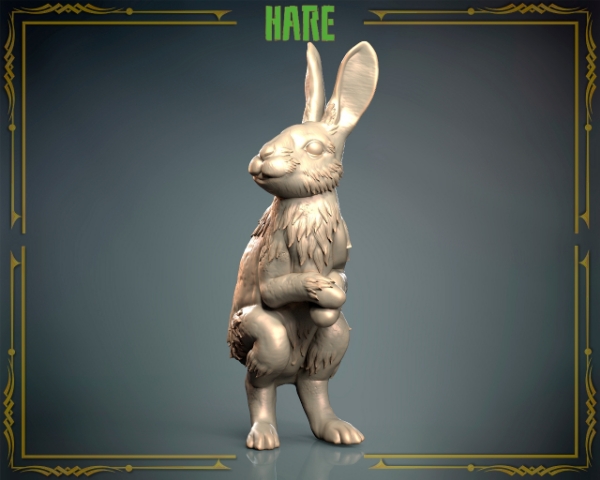 Picture of Animals Set 3 - 1/87 Scale - Hare (10 Pack)