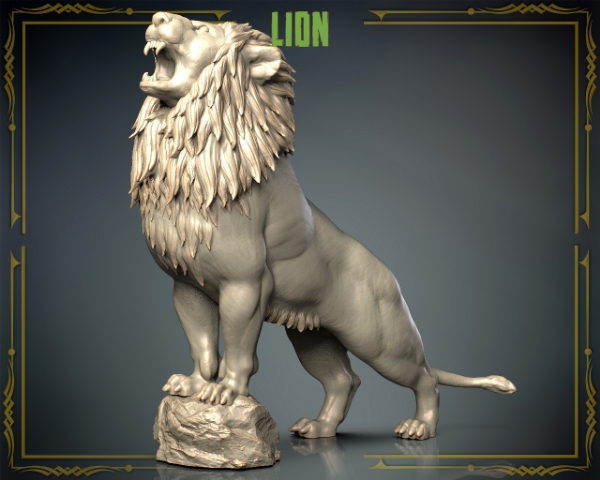 Picture of Animals Set 3 - 1/87 Scale - Lion (2 Pack)