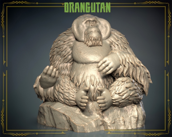 Picture of Animals Set 3 - 1/87 Scale - Orangutan (2 Pack)