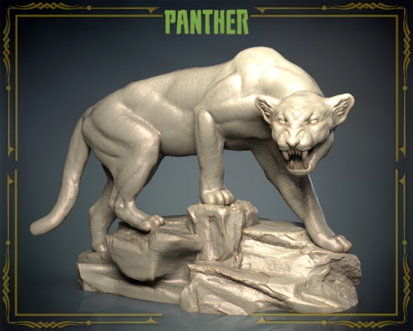 Picture of Animals Set 3 - 1/87 Scale - Panther (2 Pack)