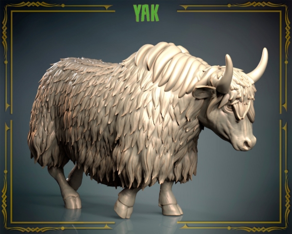 Picture of Animals Set 3 - 1/87 Scale - Yak