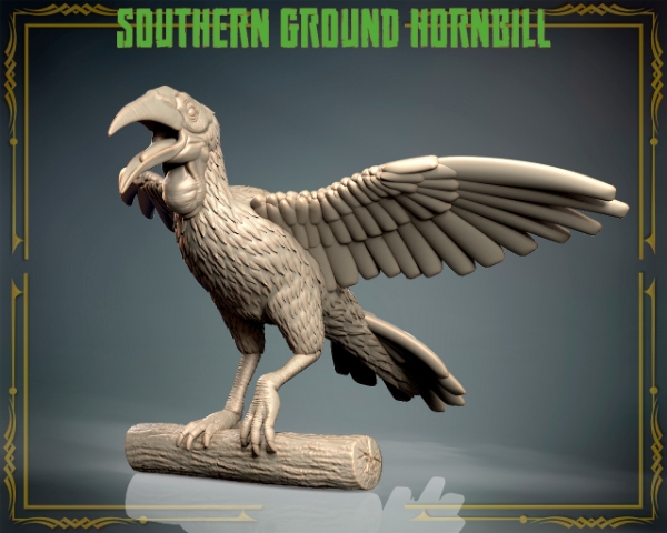 Picture of Animals Set 3 - 1/87 Scale - Southern Ground Hornbill (5 Pack)