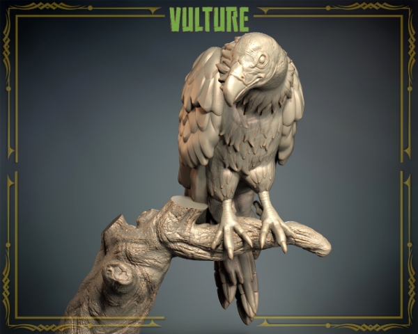 Picture of Animals Set 3 - 1/72 Scale - Vulture (5 Pack)