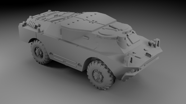 Picture of 1:100 Scale - BRDM-2 - 9m14m Sagger - Early - Closed