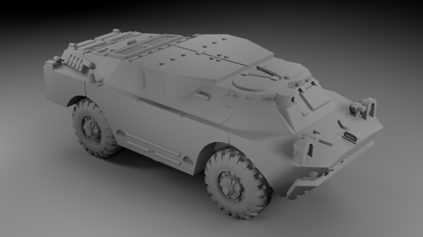 Picture of 1:100 Scale - BRDM-2 - 9m14m Sagger - Mid - Closed