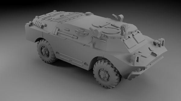 Picture of 1:100 Scale - BRDM-2um - Mid - IR