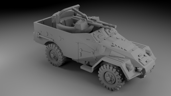 Picture of 1:100 Scale - BTR40a - Late - No Spare