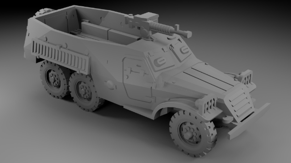 Picture of 1:100 Scale - BTR152 - Early - MG Hole - Sand Channel - With DHSK