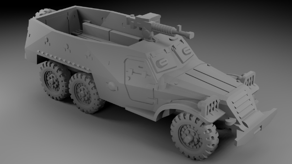 Picture of 1:100 Scale - BTR152 - MG Hole - With DSHK