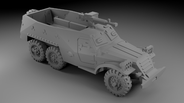 Picture of 1:100 Scale - BTR152V3 - MG Hole - With DSHK