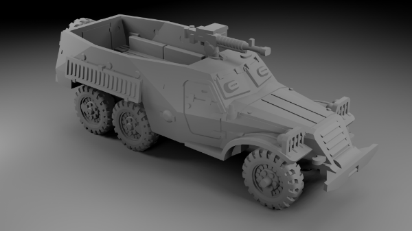 Picture of 1:100 Scale - BTR152V3 - MG Hole - Sand Channel - With DSHK