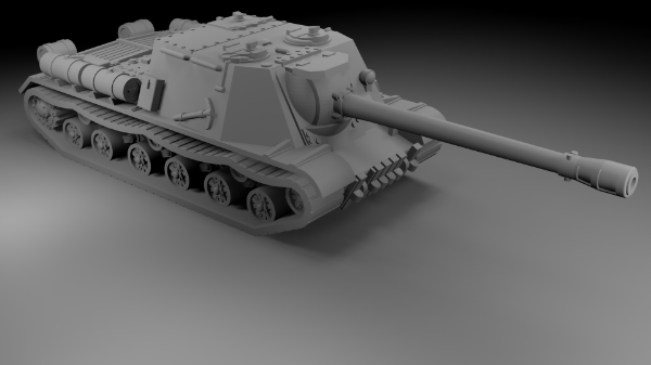 Picture of 1:100 Scale - ISU-122s - Smoke