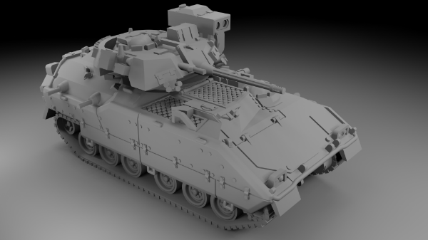 Picture of 1:100 Scale - Bradley M2 - No Trim - Gap - Raised Turret