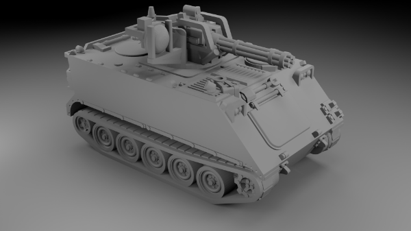 Picture of 1:100 Scale - M163a1 - Vulcan - No skirt - No Pods - No Trim - Late Turret