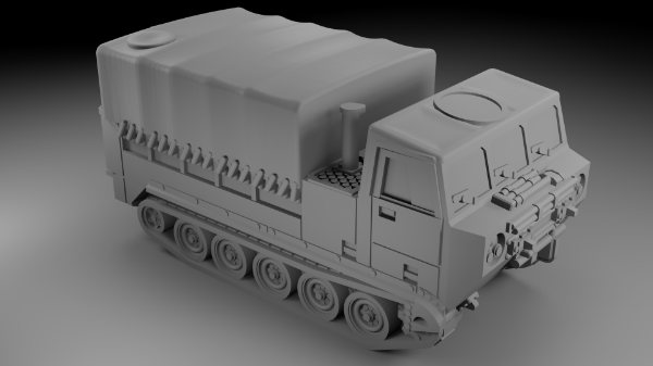 Picture of 1:100 Scale - M548 - Closed Crane - No Skirt