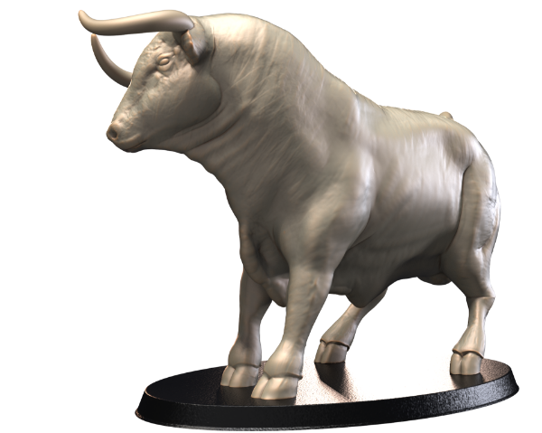 Picture of Animals Set 4 - 1/87 Scale - Bull V1 (5 Pack)