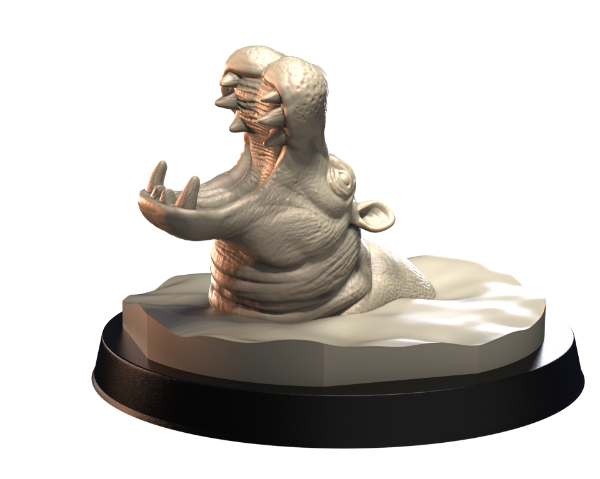 Picture of Animals Set 4 - 1/87 Scale - Hippo V1 (2 Pack)