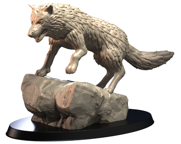 Picture of Animals Set 4 - 1/87 Scale - Wolf V1 (5 Pack)